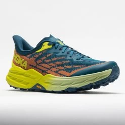 HOKA Speedgoat 5 Men's Blue Coral/Evening Primrose 12 HOKA Speedgoat 5 Men's Blue Coral/Evening Primrose -fashion shoes 047736 5