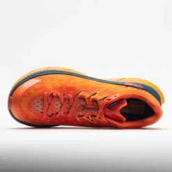 HOKA Tecton X Men's Persimmon Orange/Radiant Yellow -fashion shoes 047740 2