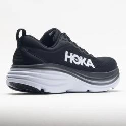HOKA Bondi 8 Men's Black/White -fashion shoes 048480 6