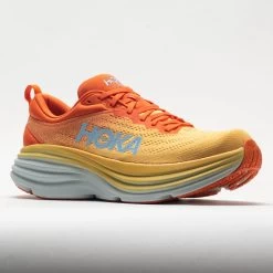 HOKA Bondi 8 Men's Puffin's Bill/Amber Yellow -fashion shoes 048481 5