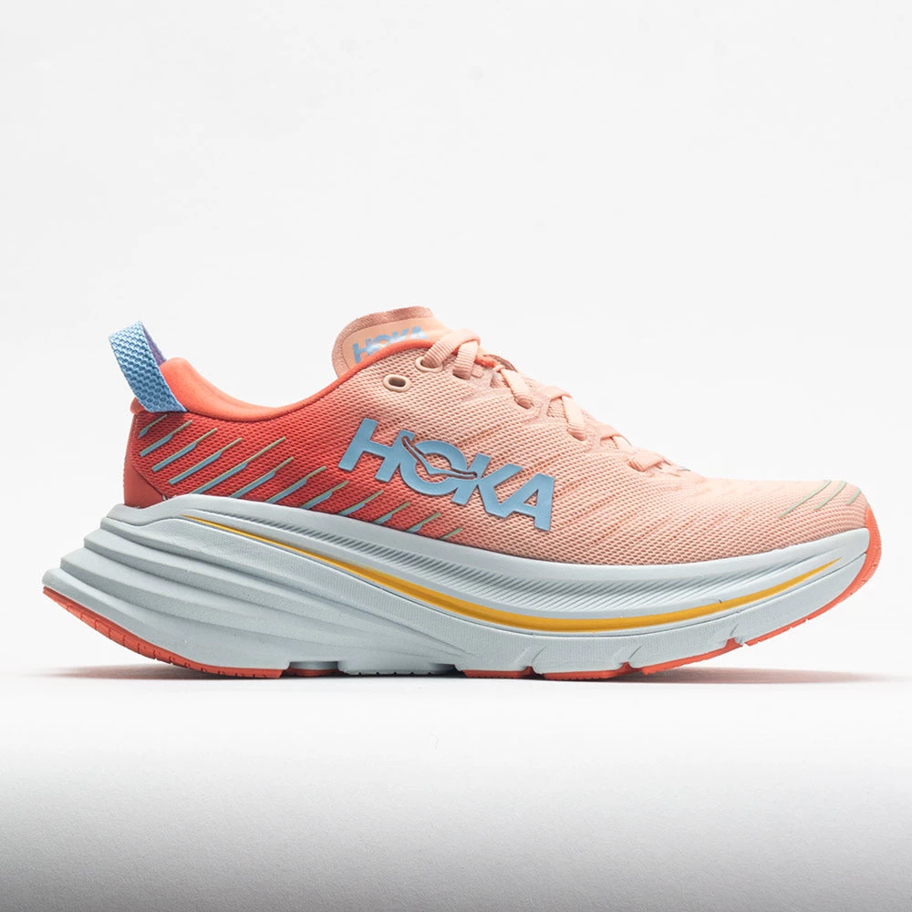 HOKA Bondi X Women's Camellia/Peach Parfait 3 HOKA Bondi X Women's Camellia/Peach Parfait
