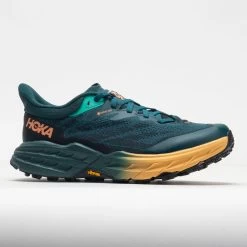 HOKA Speedgoat 5 GTX Women's Deep Teal/Black -fashion shoes 048563 5