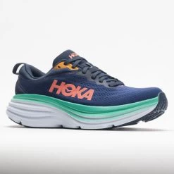 HOKA Bondi 8 Women's Outer Space/Bellwether Blue -fashion shoes 048612 5