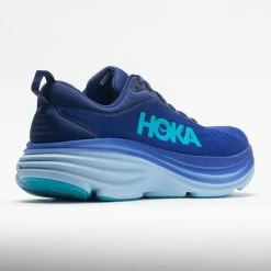 HOKA Bondi 8 Men's Bellwhether Blue/Bluing -fashion shoes 048614 6