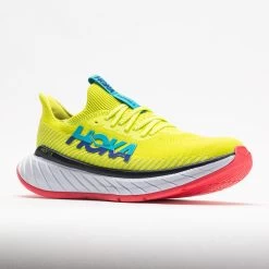 HOKA Carbon X 3 Men's Evening Primrose/Scuba Blue -fashion shoes 048632 5
