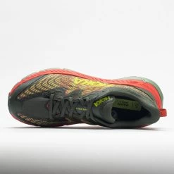 HOKA Mafate Speed 4 Men's Thyme/Fiesta -fashion shoes 048635 2