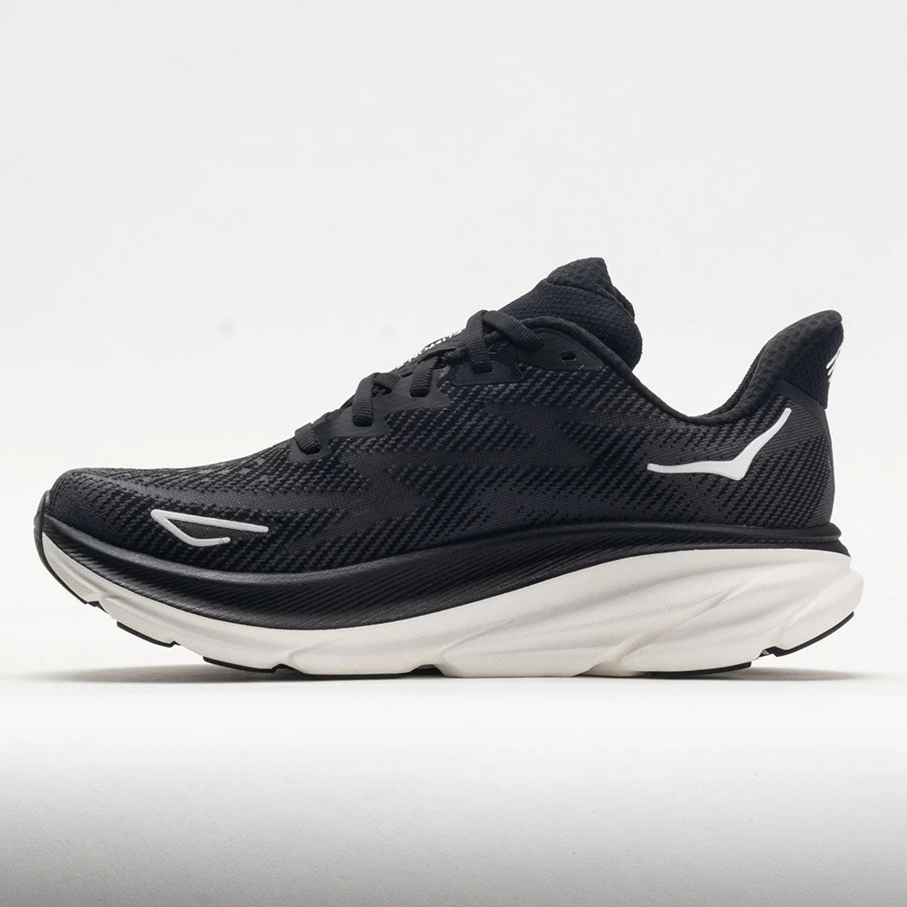 HOKA Clifton 9 Women's Black/White 3 HOKA Clifton 9 Women's Black/White - Image 2