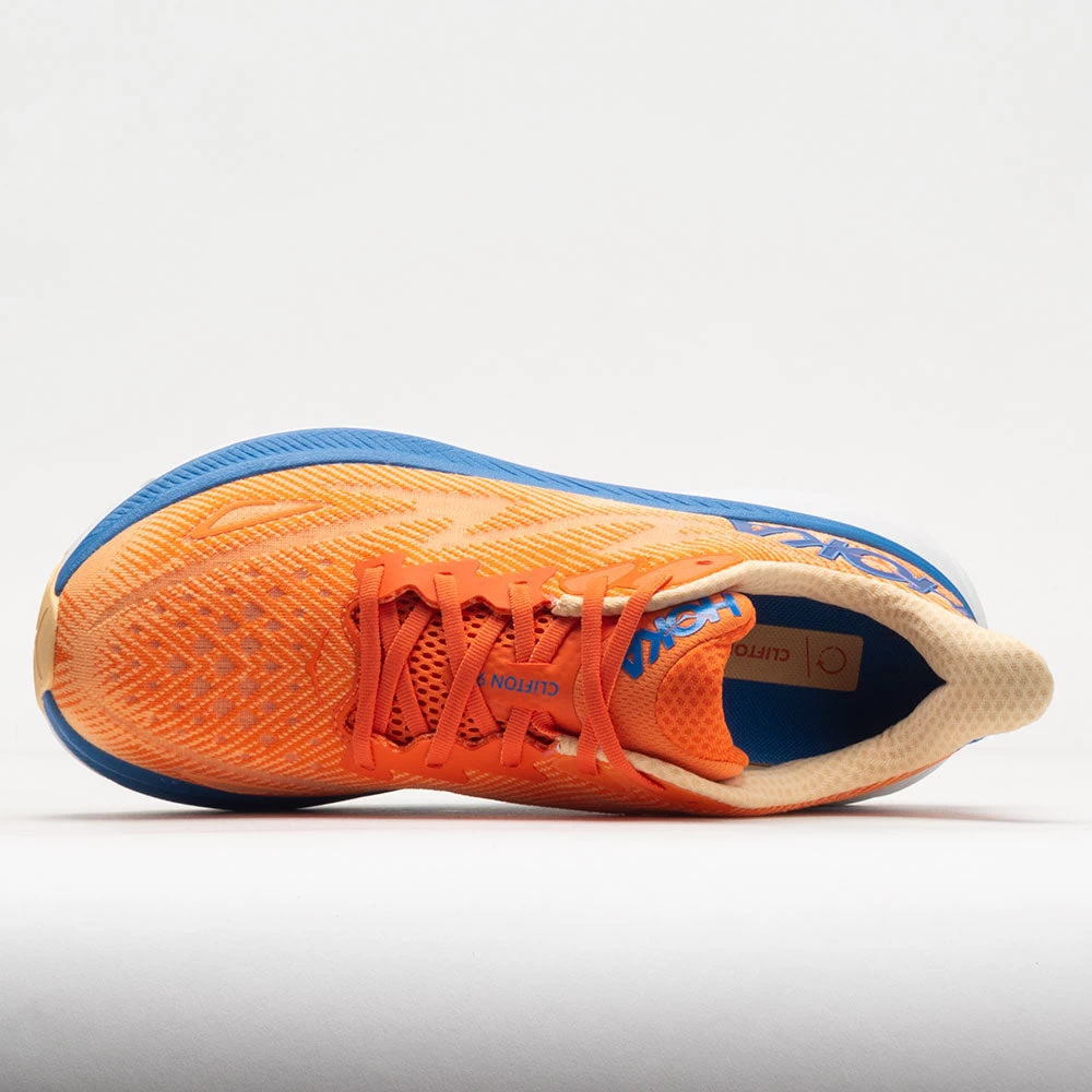HOKA Clifton 9 Men's Vibrant Orange/Impala 5 HOKA Clifton 9 Men's Vibrant Orange/Impala - Image 3