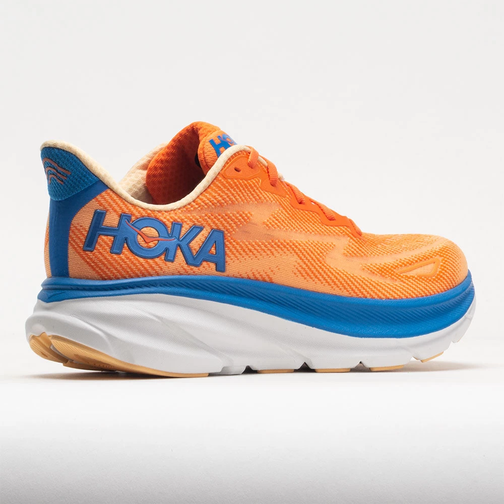 HOKA Clifton 9 Men's Vibrant Orange/Impala 8 HOKA Clifton 9 Men's Vibrant Orange/Impala - Image 6