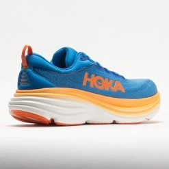 HOKA Bondi 8 Men's Coastal Sky/Vibrant Orange -fashion shoes 049225 6