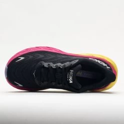 HOKA Arahi 6 Women's Black/Pink Yarrow -fashion shoes 049237 2