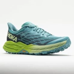 HOKA Speedgoat 5 Women's Coastal Shade/Green Glow -fashion shoes 049967 5