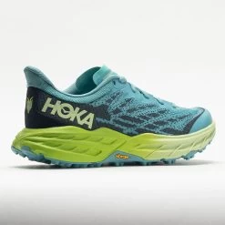 HOKA Speedgoat 5 Women's Coastal Shade/Green Glow -fashion shoes 049967 6