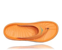 Hoka Men's Ora Recovery Flip (BOLR - Blazing Orange/Lunar Rock) -fashion shoes 1099675 BOLR 5