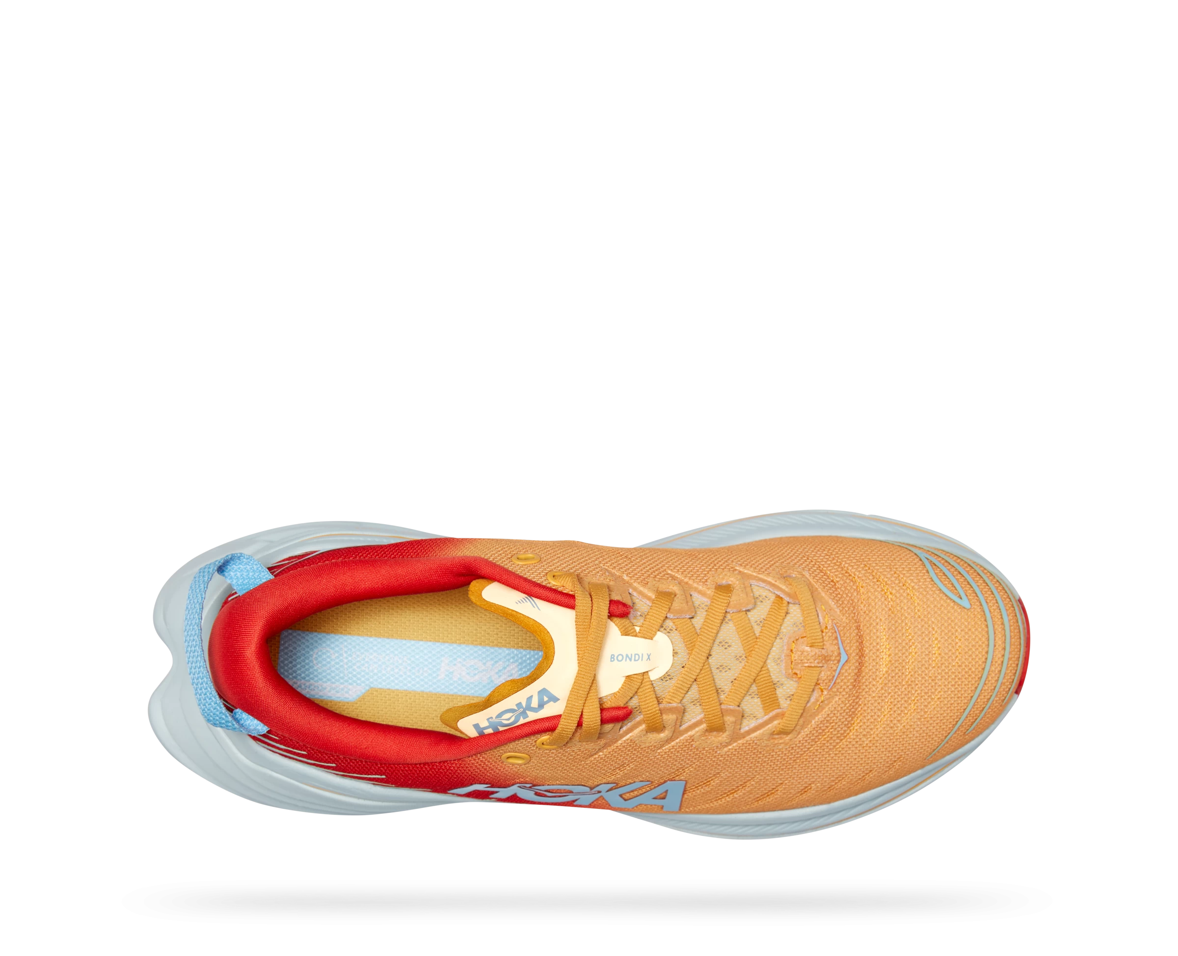 Hoka Men's Bondi X (FAYW - Fiesta/Amber Yellow) 7 Hoka Men's Bondi X (FAYW - Fiesta/Amber Yellow) - Image 5