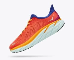 Hoka Men's Clifton 8 "St(ART) Pack" (FBLN - Fiesta/Bluing) -fashion shoes 1119393 FBLN 4