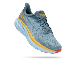 Hoka Men's Clifton 8 (GBMS - Goblin Blue/Mountain Spring)