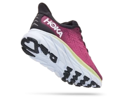 Hoka Women's Clifton 8 (BGIR - Blue Graphite/Ibis Rose) -fashion shoes 1119394 BGIR 3