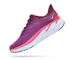 Hoka Women's Clifton 8 (GWBY - Grape Wine/Beautyberry) -fashion shoes 1119394 GWBY 4