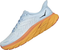Hoka Women's Clifton 8 (SSIF - Summer Song/ Ice Flow) -fashion shoes 1119394 SSIF 4