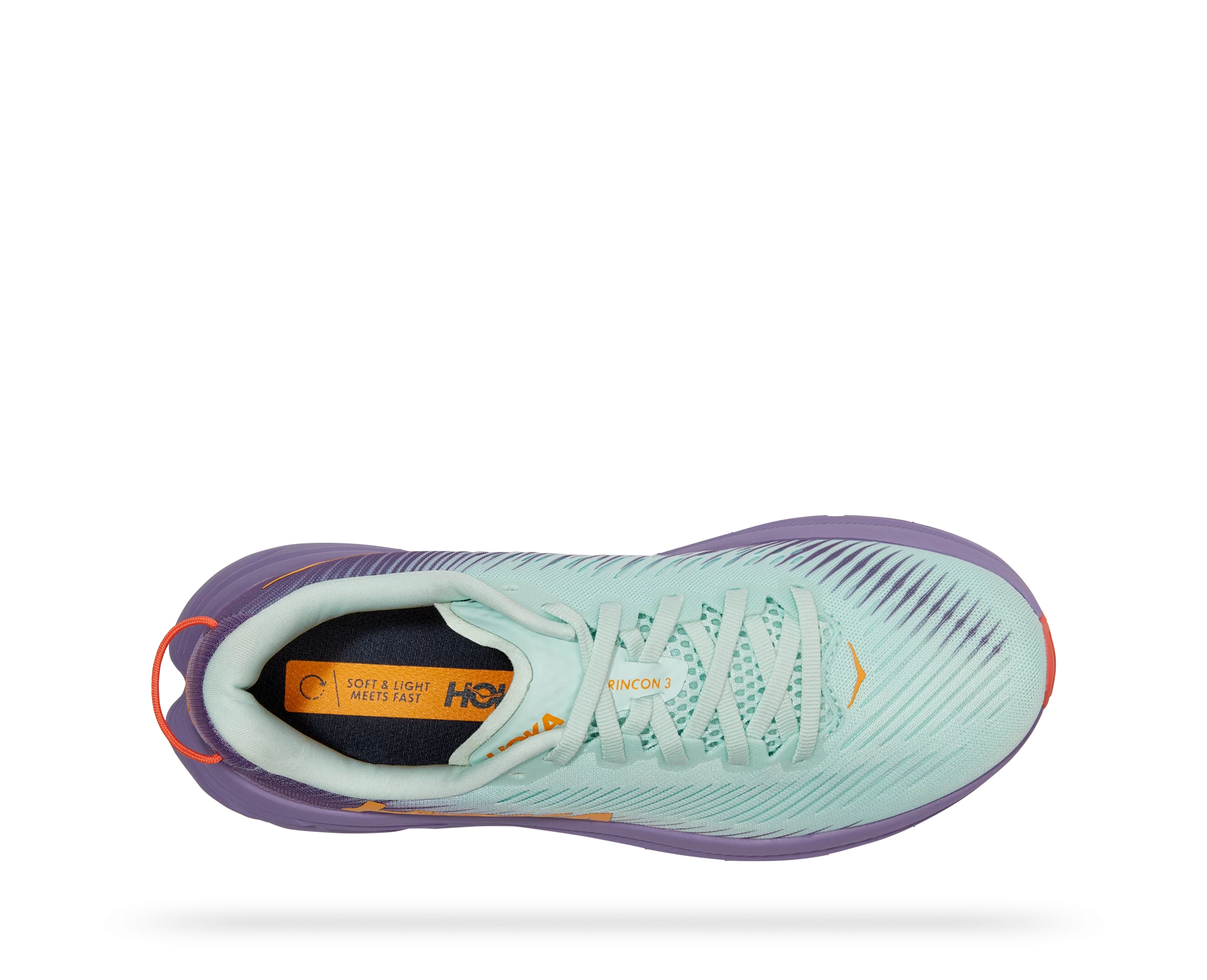Hoka Women's Rincon 3 (BGVC - Blue Glass/Chalk Violet) 7 Hoka Women's Rincon 3 (BGVC - Blue Glass/Chalk Violet) - Image 5