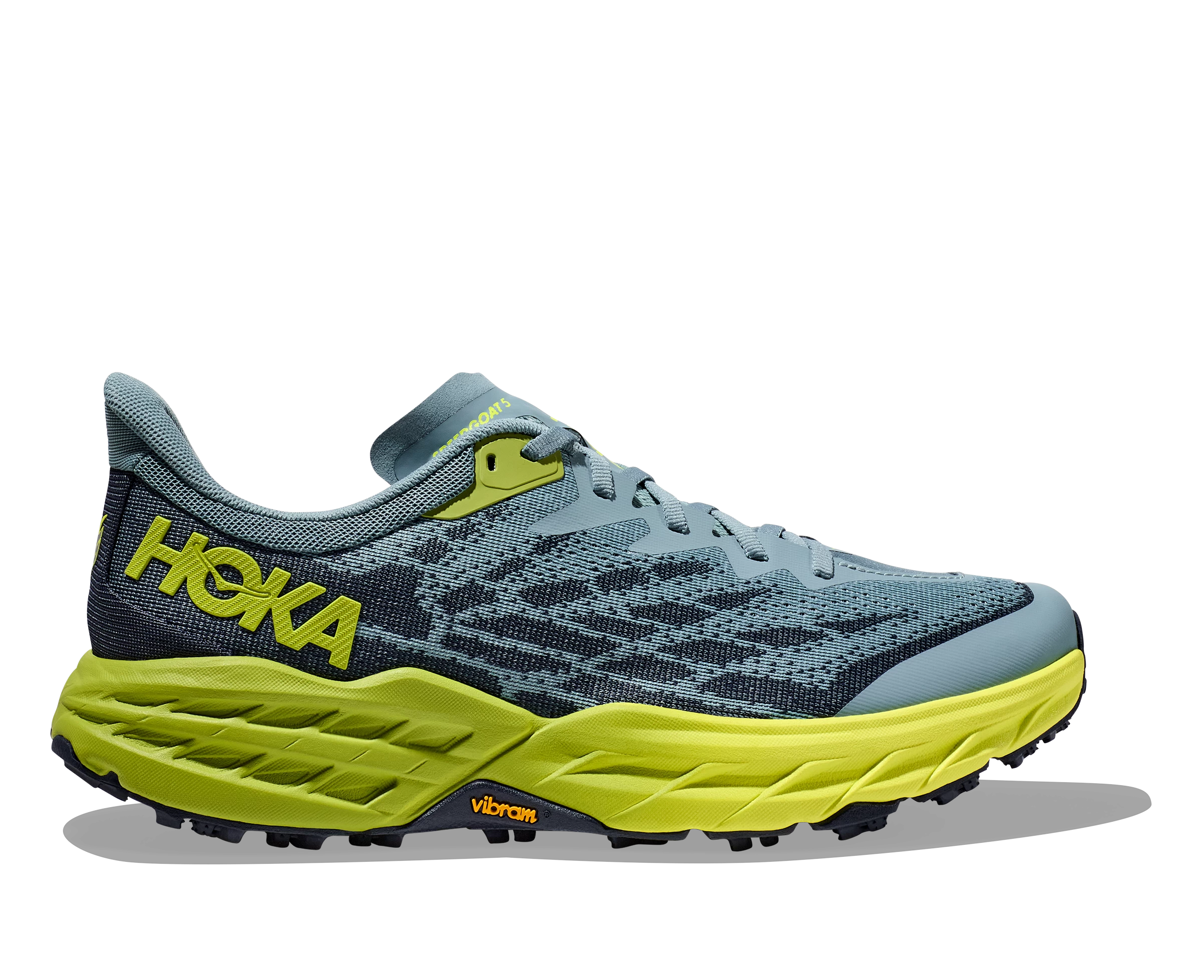 Hoka Men's Speedgoat 5 WIDE (SBDCT - Stone Blue/Dark Citron) 3 Hoka Men's Speedgoat 5 WIDE (SBDCT - Stone Blue/Dark Citron)