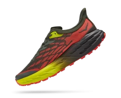 Hoka Men's Speedgoat 5 (TFST - Thyme/Fiesta) -fashion shoes 1123159 TFST 4