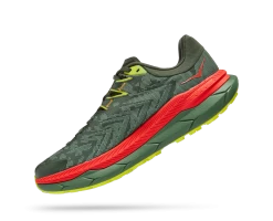 Hoka Men's Tecton X (TFST - Thyme/Fiesta) -fashion shoes 1123161 TFST 4