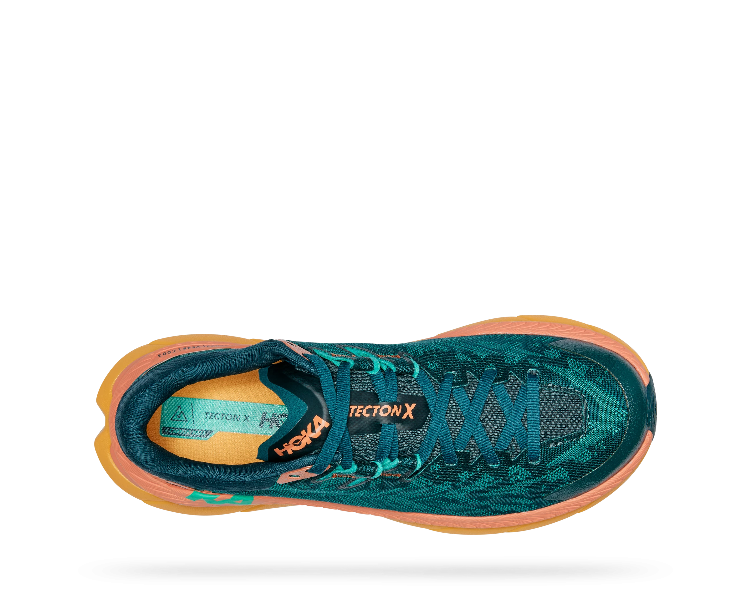Hoka Women's Tecton X (DTWGR - Deep Teal/Water Garden) 7 Hoka Women's Tecton X (DTWGR - Deep Teal/Water Garden) - Image 5