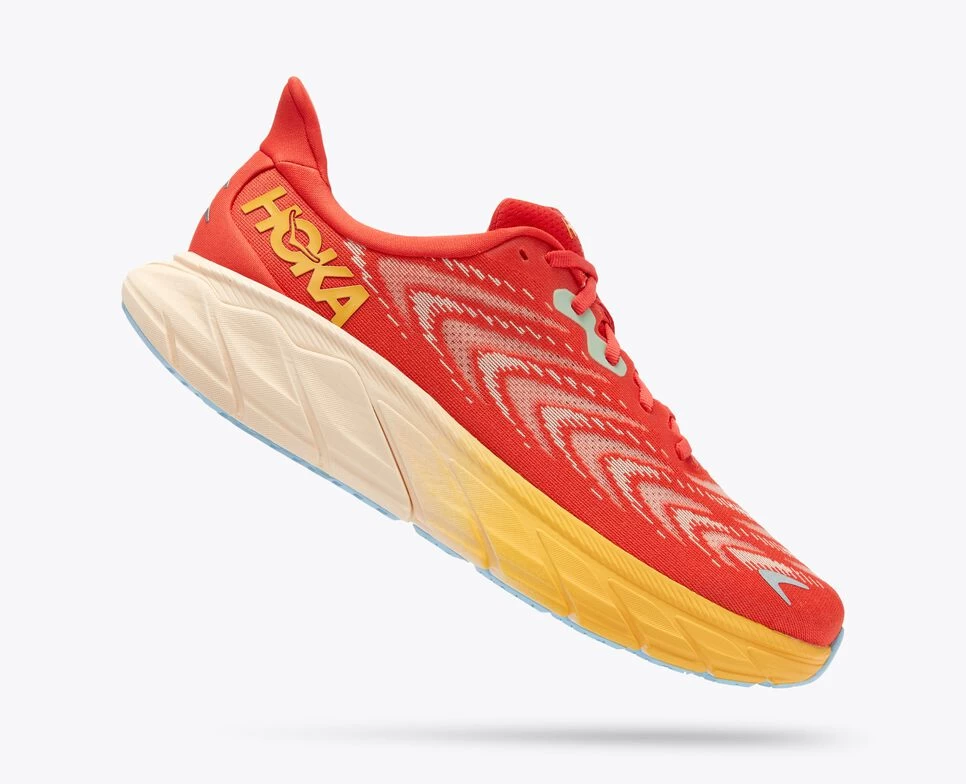 Hoka Men's Arahi 6 (FAYW - Fiesta/Amber Yellow) 4 Hoka Men's Arahi 6 (FAYW - Fiesta/Amber Yellow) - Image 2