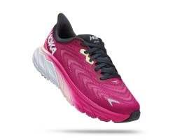 Hoka Women's Arahi 6 (FFIR - Festival Fuchsia/Ibis Rose)