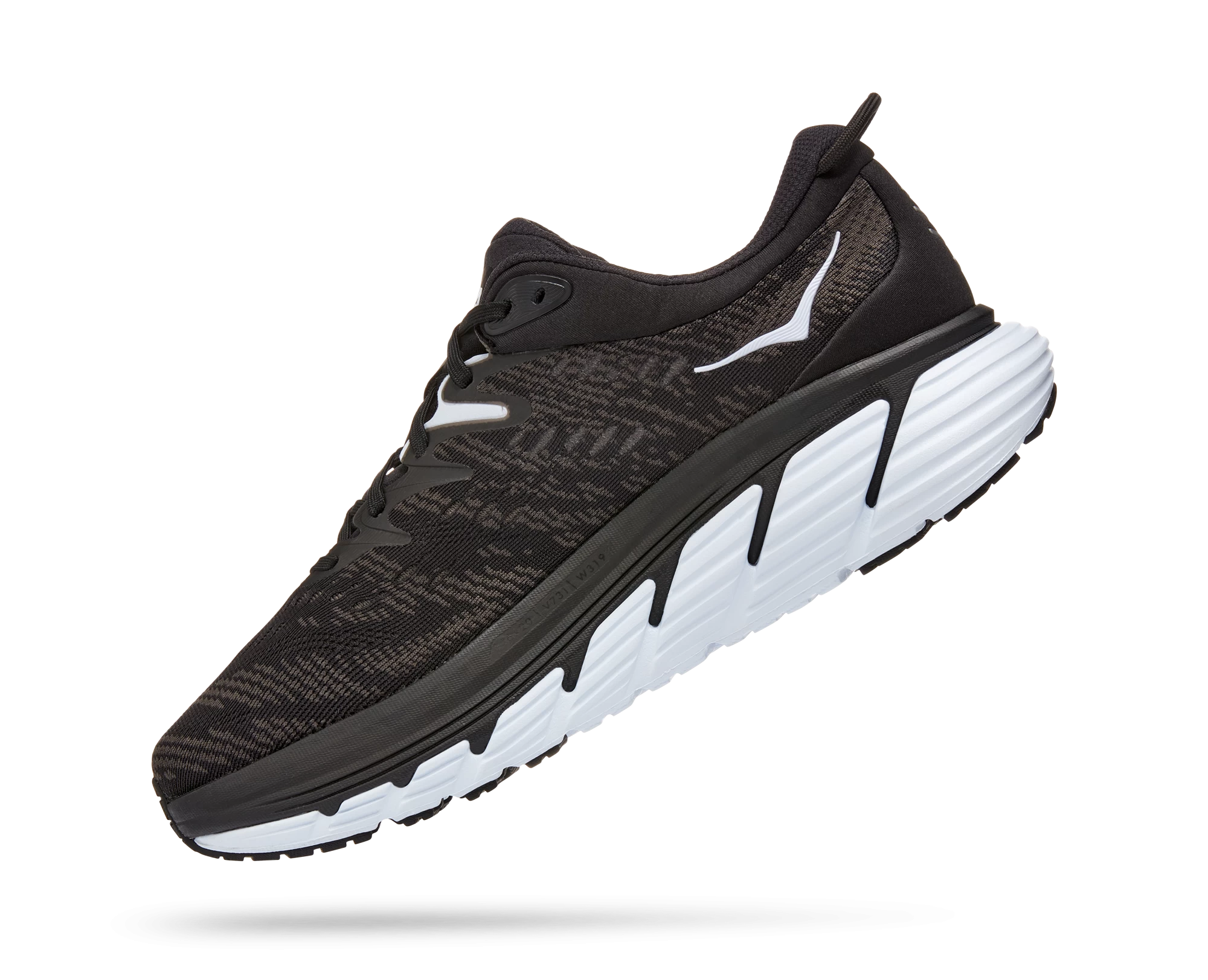 Hoka Men's Gaviota 4 (BWHT - Black/White) 6 Hoka Men's Gaviota 4 (BWHT - Black/White) - Image 4