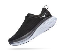 Hoka Men's Bondi 8 (BWHT - Black/White) -fashion shoes 1123202 BWHT 4