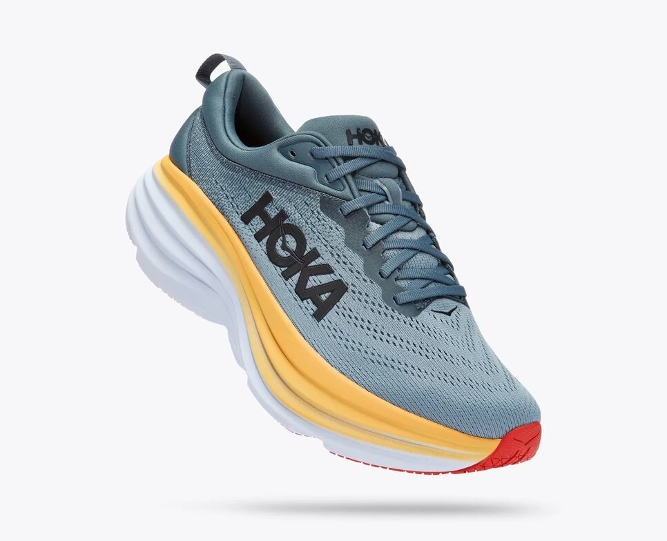 Men's HOKA Bondi 8(Extra Wide 4E)-1127955-GBMS 4 Men's HOKA Bondi 8(Extra Wide 4E)-1127955-GBMS - Image 2