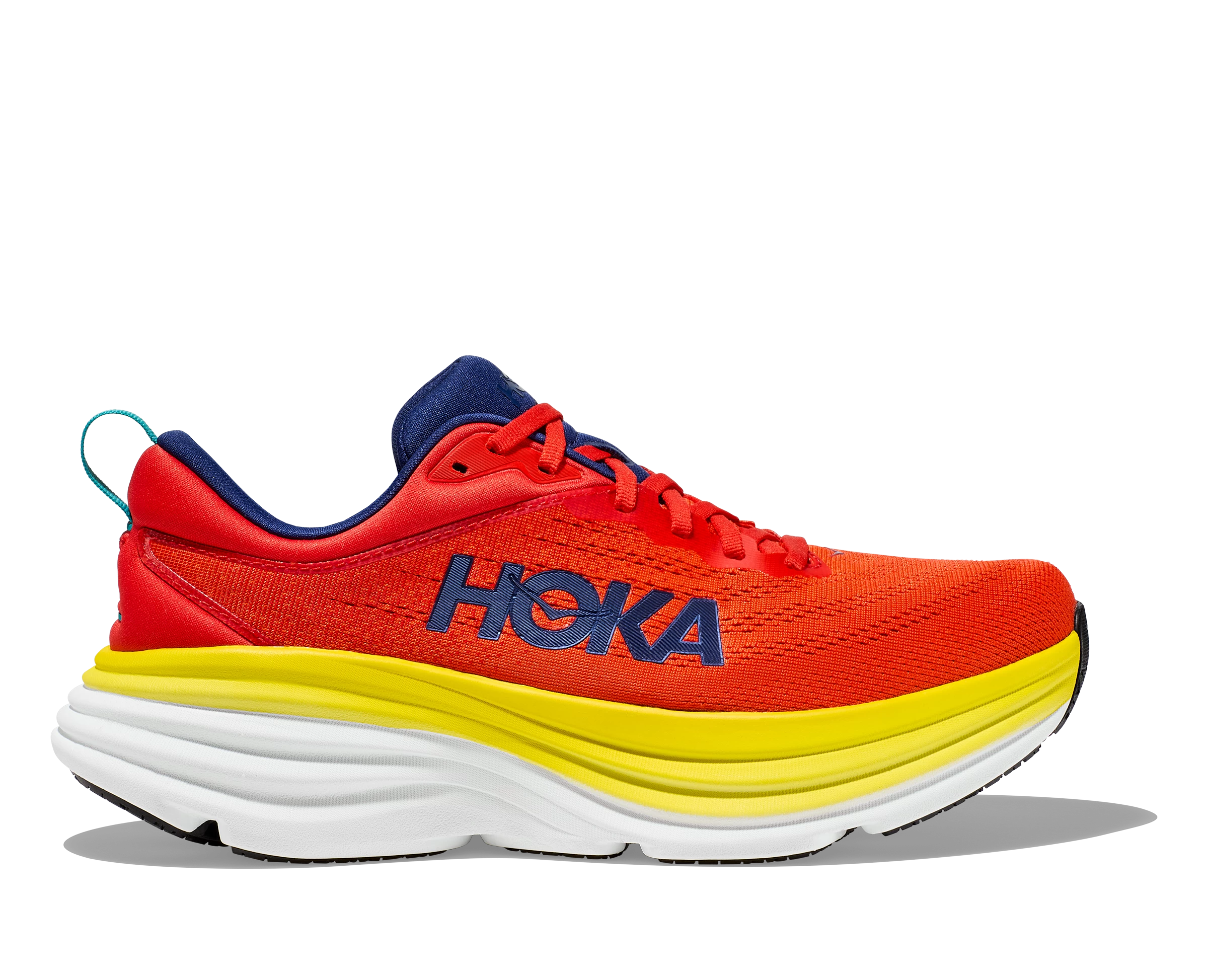 Hoka Men's Bondi 8 (RAFL - Red Alert/Flame)