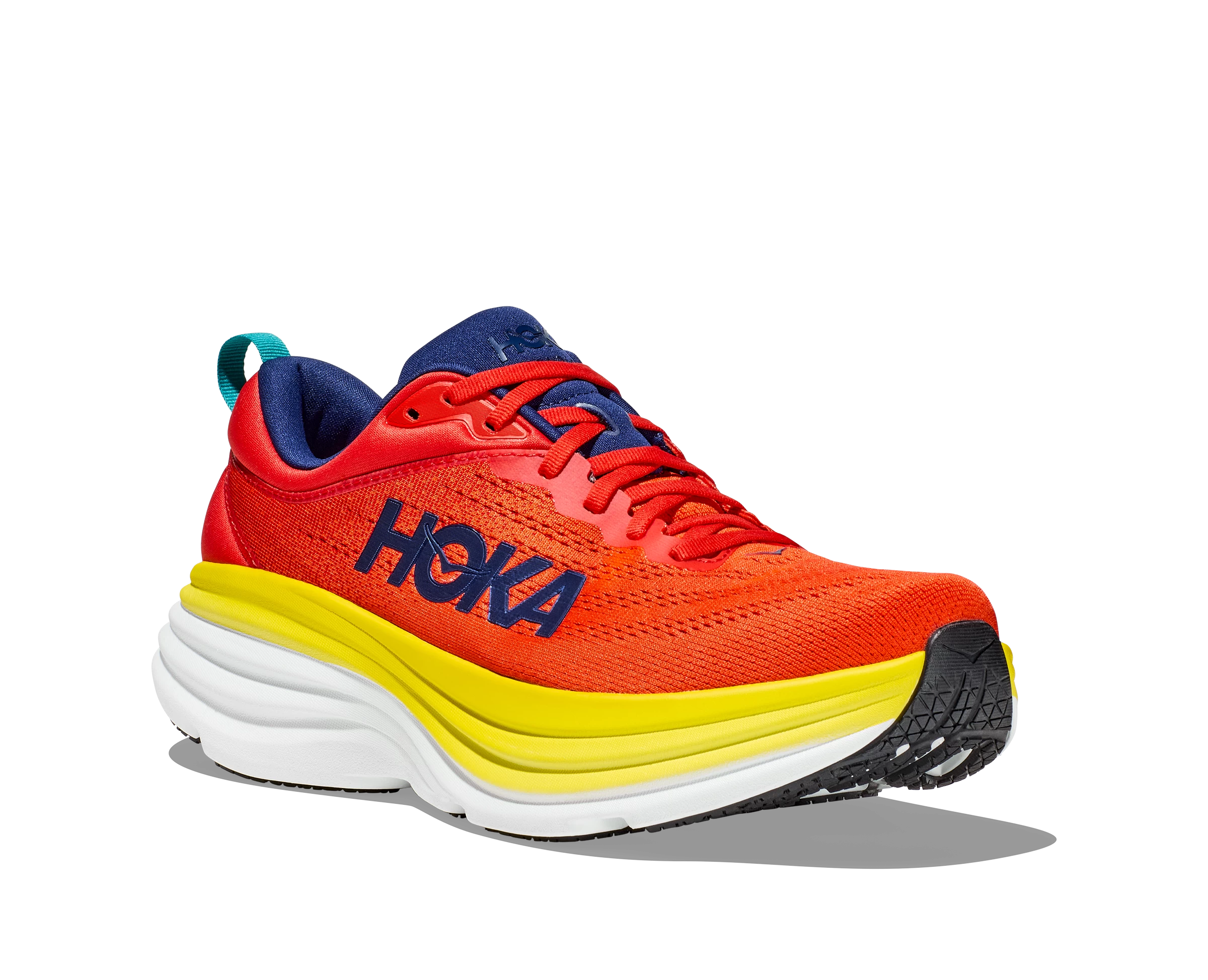 Hoka Men's Bondi 8 (RAFL - Red Alert/Flame) 6 Hoka Men's Bondi 8 (RAFL - Red Alert/Flame) - Image 4
