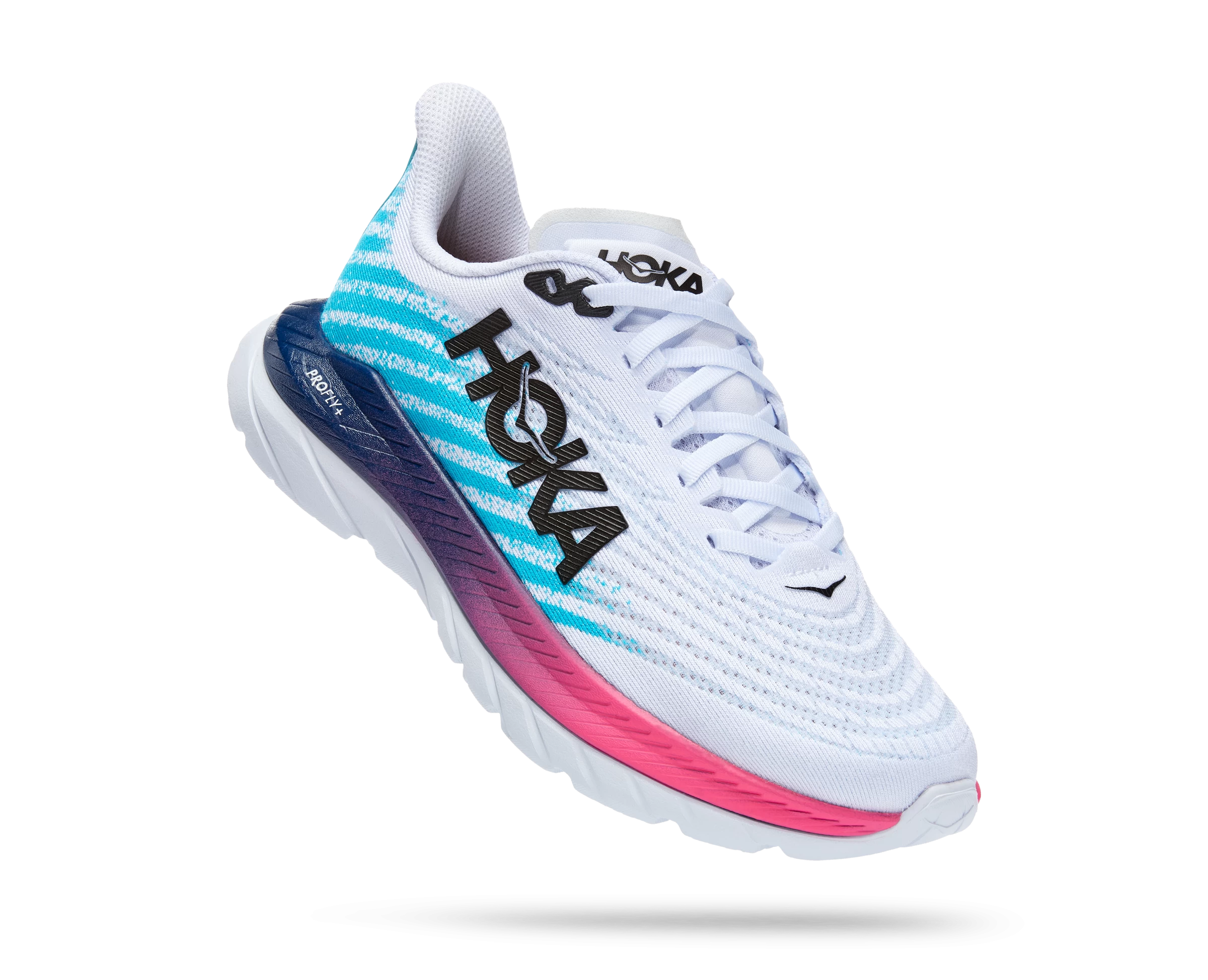 Hoka Men's Mach 5 (WSBB - White/Scuba Blue) 3 Hoka Men's Mach 5 (WSBB - White/Scuba Blue)