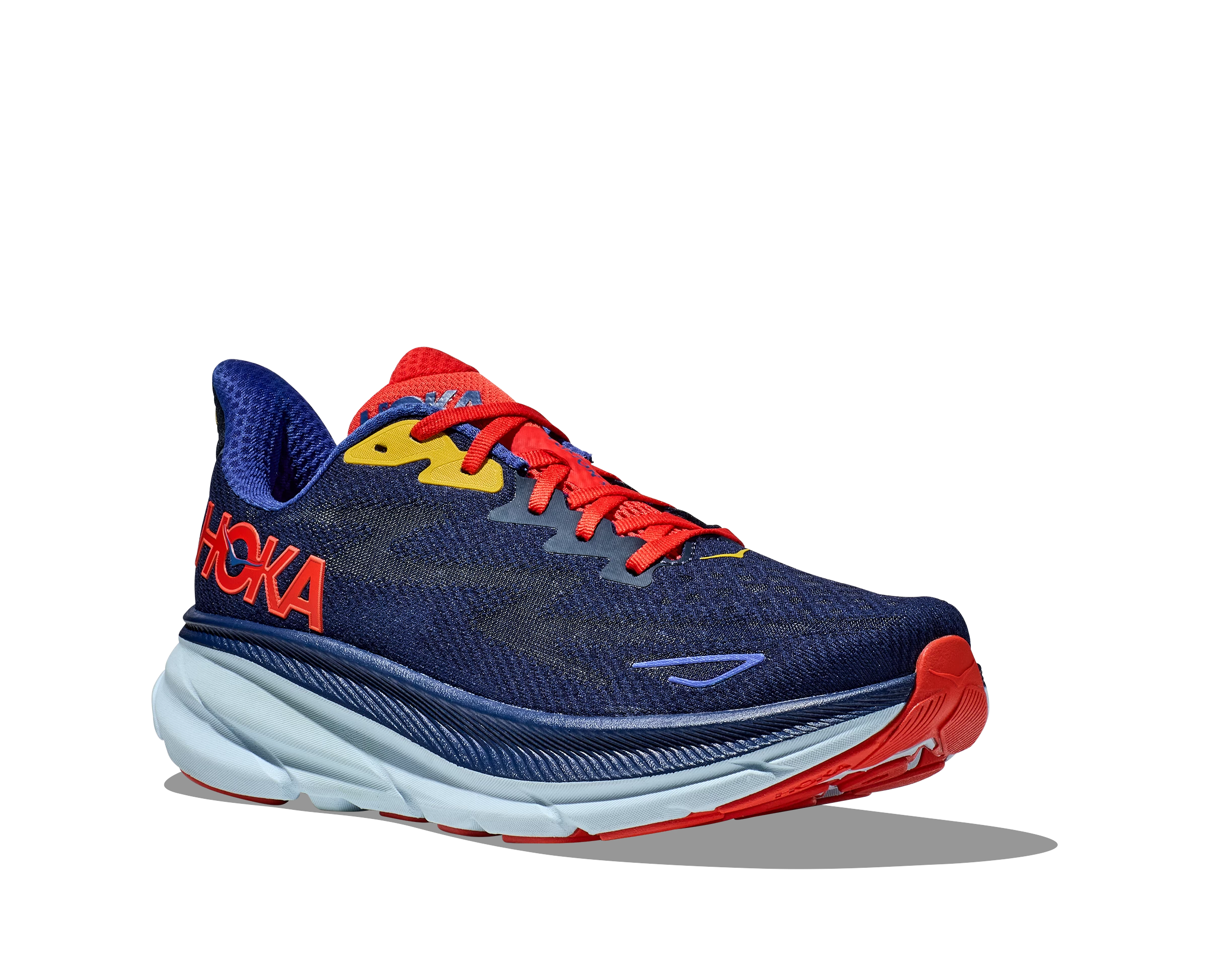 Hoka Men's Clifton 9 WIDE (BBDGB - Bellwether Blu/Dazzling Blue) 4 Hoka Men's Clifton 9 WIDE (BBDGB - Bellwether Blu/Dazzling Blue) - Image 2