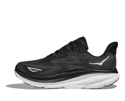 Hoka Men's Clifton 9 (BWHT - Black/White) -fashion shoes 1127895 BWHT 8