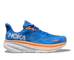 Hoka Men's Clifton 9 WIDE (CSAA - Coastal Sky/All Aboard)