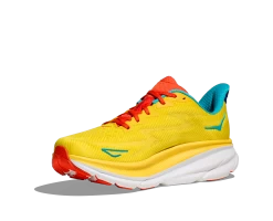 Hoka Men's Clifton 9 (PFMZ - Passion Fruit/Maize) -fashion shoes 1127895 PFMZ 3