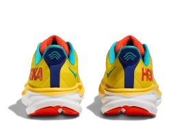 Hoka Men's Clifton 9 (PFMZ - Passion Fruit/Maize) -fashion shoes 1127895 PFMZ 5