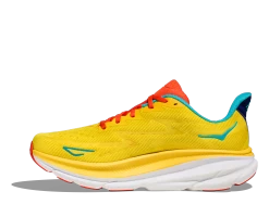 Hoka Men's Clifton 9 (PFMZ - Passion Fruit/Maize) -fashion shoes 1127895 PFMZ 8