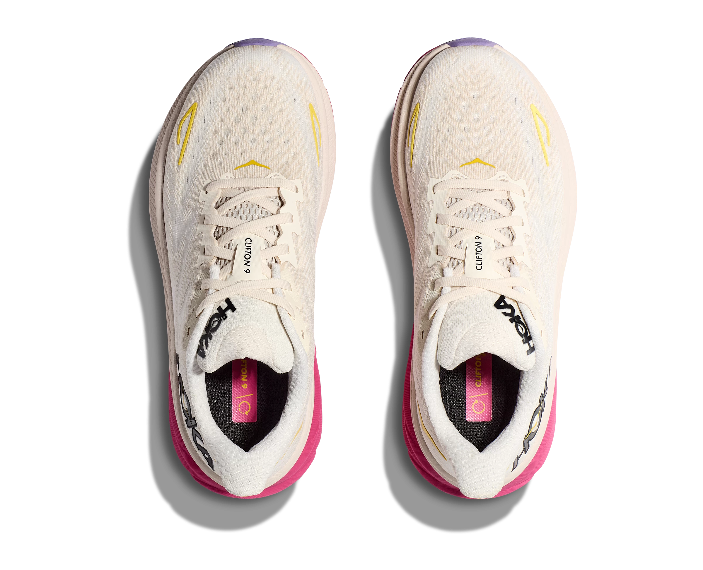 Hoka Women's Clifton 9 (EBDB - Eggnog/Blanc De Blanc) 6 Hoka Women's Clifton 9 (EBDB - Eggnog/Blanc De Blanc) - Image 4