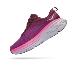 Hoka Women's Bondi 8 (BGWN - Beautyberry/Grape Wine) -fashion shoes 1127952 BGWN 4