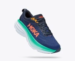 Hoka Women's Bondi 8 (OSBB - Outer Space/Bellwether Blue)