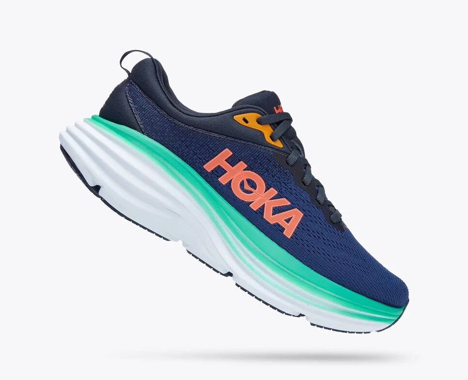 Hoka Women's Bondi 8 (OSBB - Outer Space/Bellwether Blue) 4 Hoka Women's Bondi 8 (OSBB - Outer Space/Bellwether Blue) - Image 2