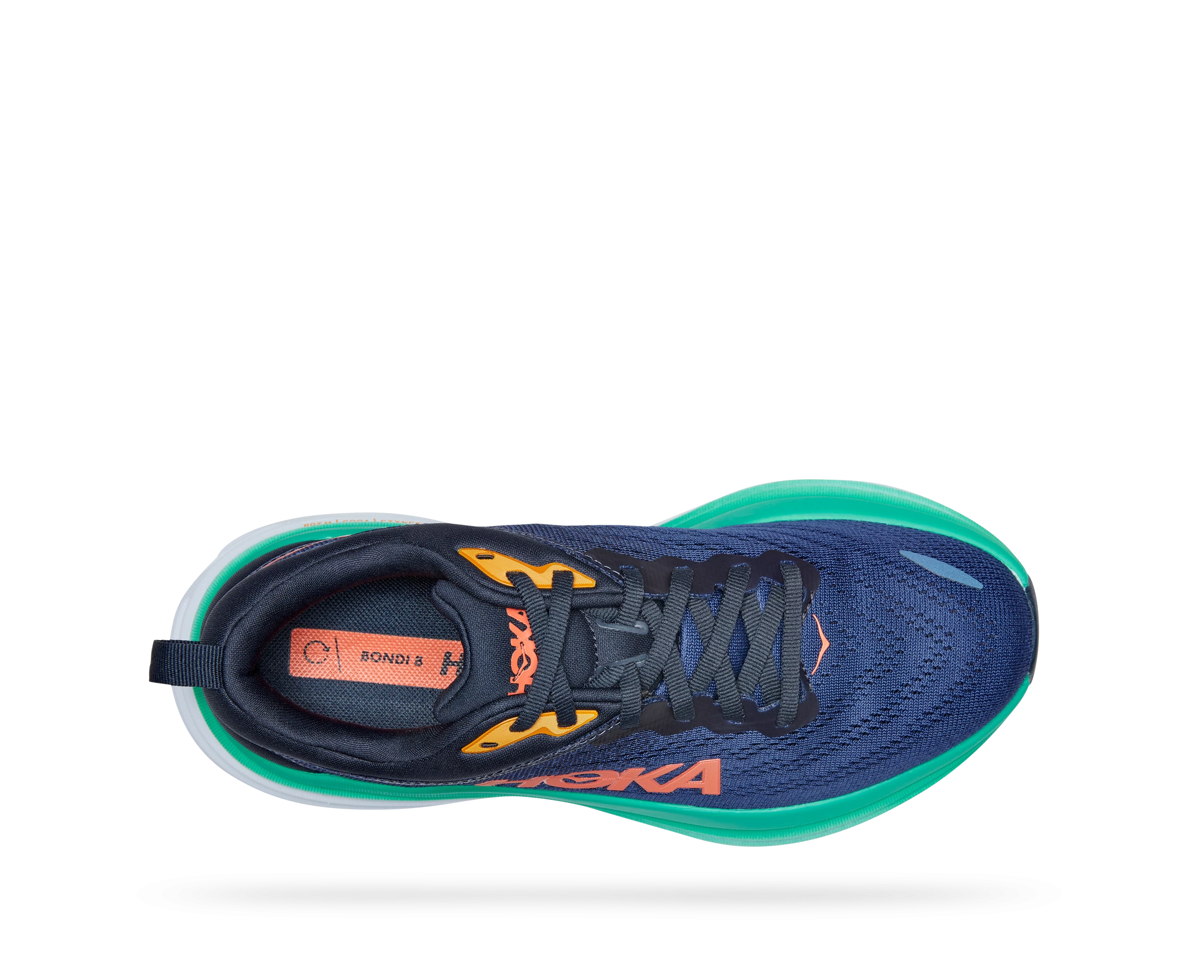 Hoka Women's Bondi 8 (OSBB - Outer Space/Bellwether Blue) 7 Hoka Women's Bondi 8 (OSBB - Outer Space/Bellwether Blue) - Image 5