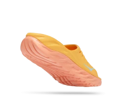 Hoka Unisex Ora Recovery Slide (AYSC - Amber Yellow/Shell Coral) -fashion shoes 1134527 AYSC 3