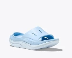 Hoka U Ora Recovery Slide 3 (IWAB - Ice Water/Airy Blue)